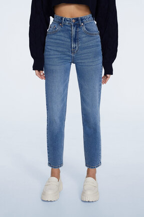 Stradivarius Slim+Fit+Mom+Jean